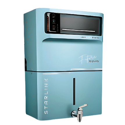 Starlink RO water purifier – modern design with RO + UV + UF technology for high TDS water purification and safe drinking water.