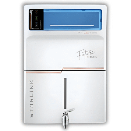 Starlink RO water purifier – modern design with RO + UV + UF technology for high TDS water purification and safe drinking water.