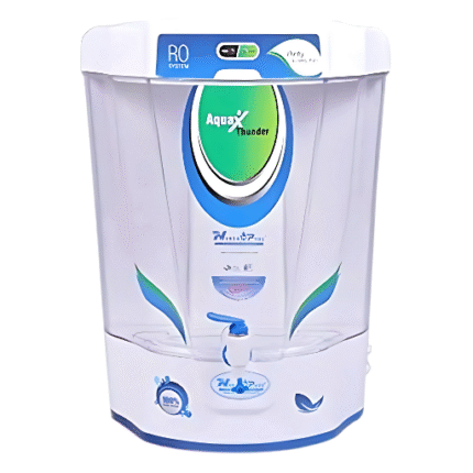 Thunder RO water purifier – bold design with RO + UV + UF purification, ideal for high TDS water and safe drinking at home.